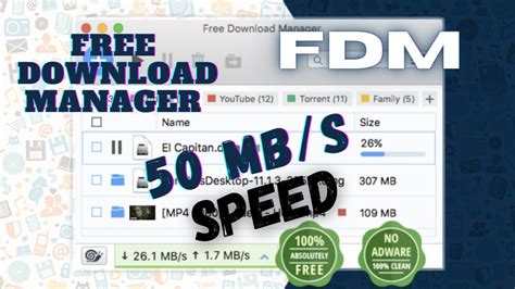 Dapatkan versi terbaru. Berkat Free Download Manager, pengunduhan kini akan menjadi semakin cepat dan lebih mudah daripada biasanya. Selain cara penggunaannya yang sangat mudah, Anda juga dapat memilih kecepatan unduh, atau memilih folder mana yang akan digunakan untuk menyimpan berkas tergantung pada ekstensi berkas. Semuanya …